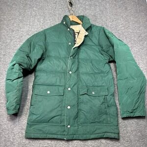 Vintage 80's REI Goose Down Puffer Jacket Coat Insulated Medium Vintage 70s Flaw